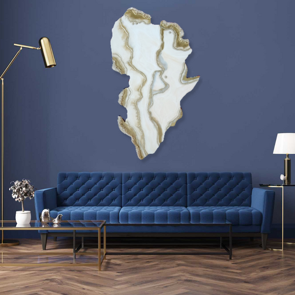 Africa Inspired Geode Art