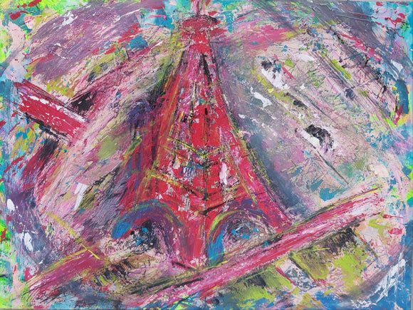 Ariel view of paris