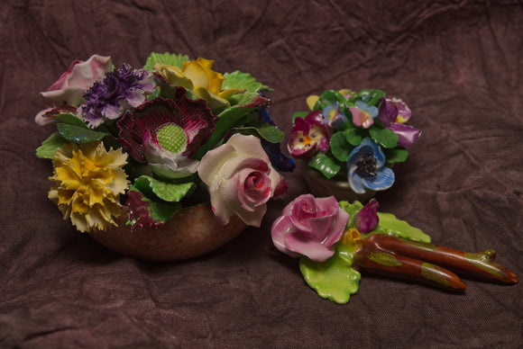 Ceramic Floral Grouping