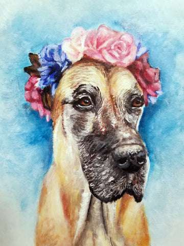 Floral Frida Kahlo