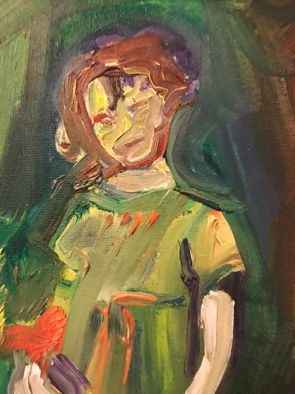Girl with Poppies