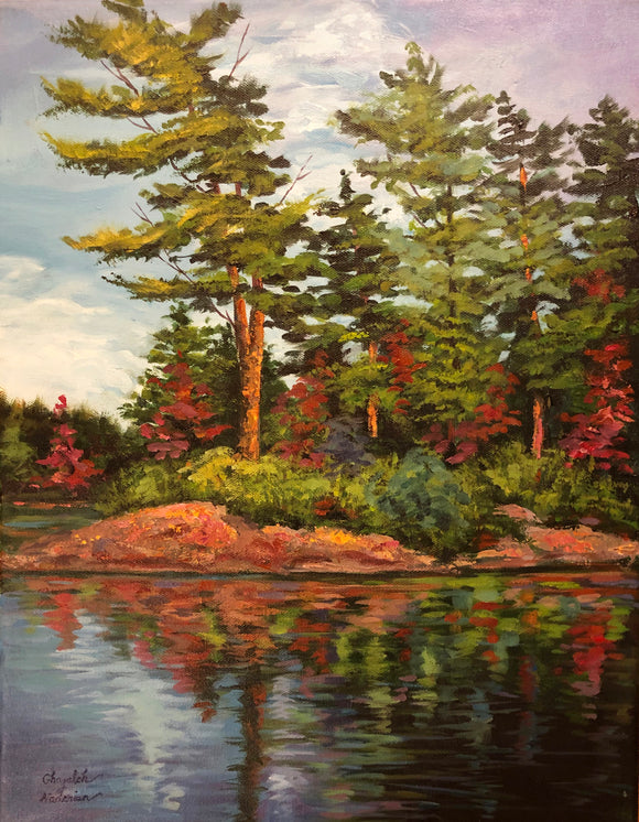 Lake in calmness