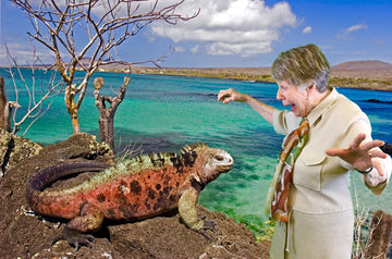 Margaret in the Galapagos
