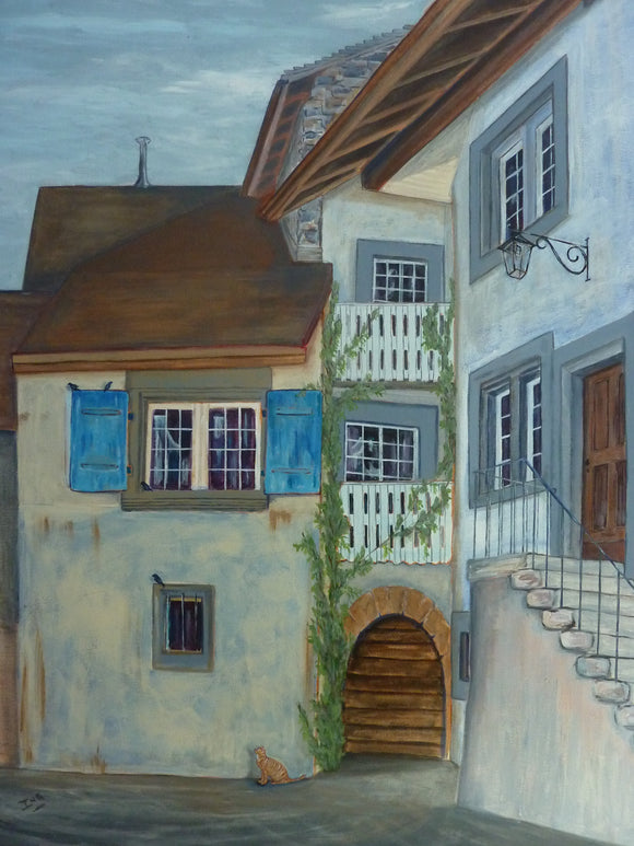 Marmelade Cat, Swiss village