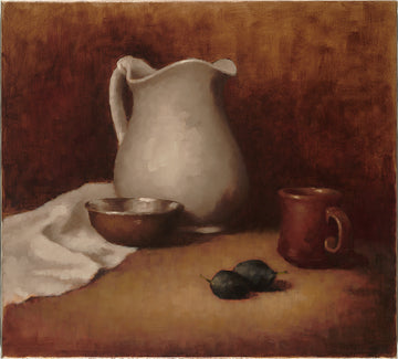 Pitcher with Plums