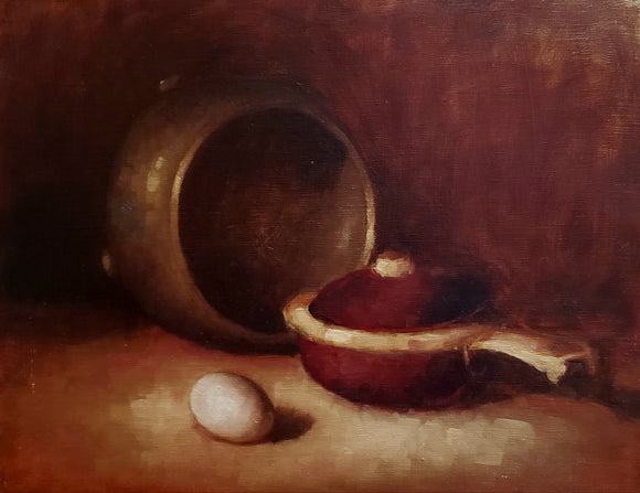 Pot with Crockery