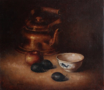 Still Life with Brass Kettle