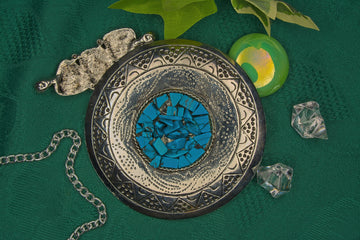 Turqoise And Silver Pendant
