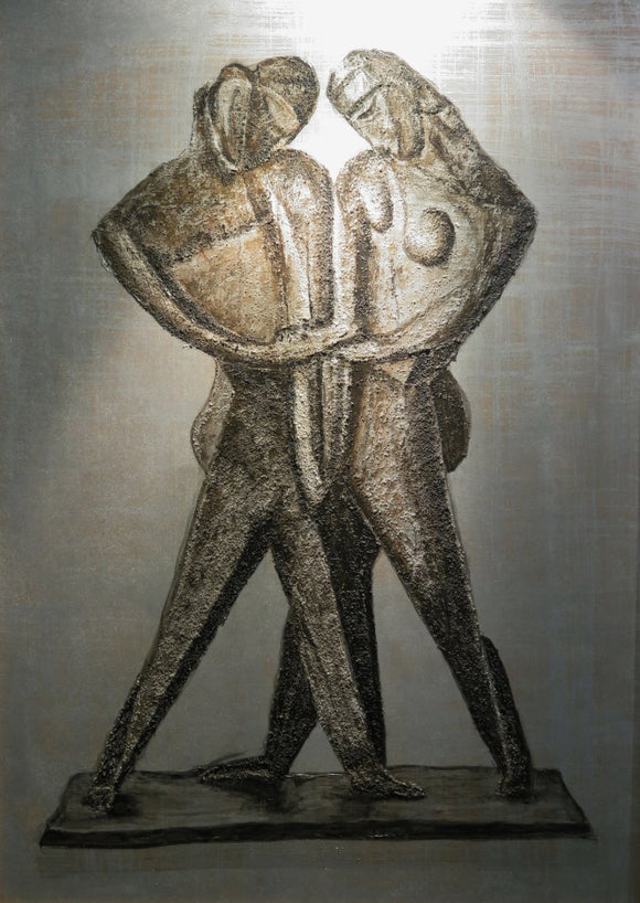 Two Figures (After Mestrovic)