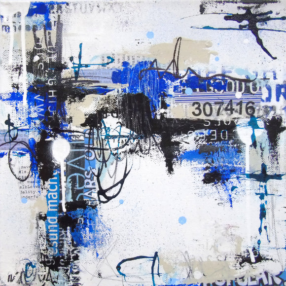 Arrangement in Blue and White