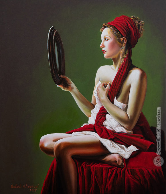 Woman With a Mirror